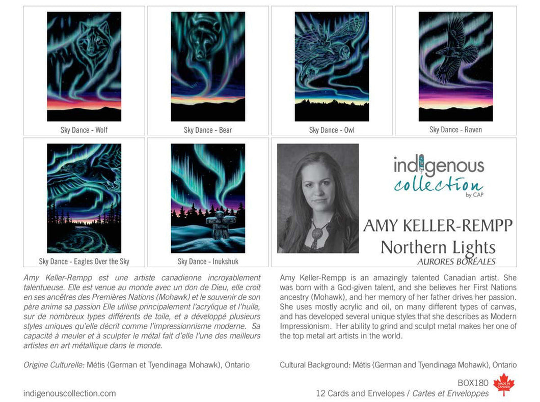 Cards and Envelopes - Northern Lights by Amy Keller-Rempp