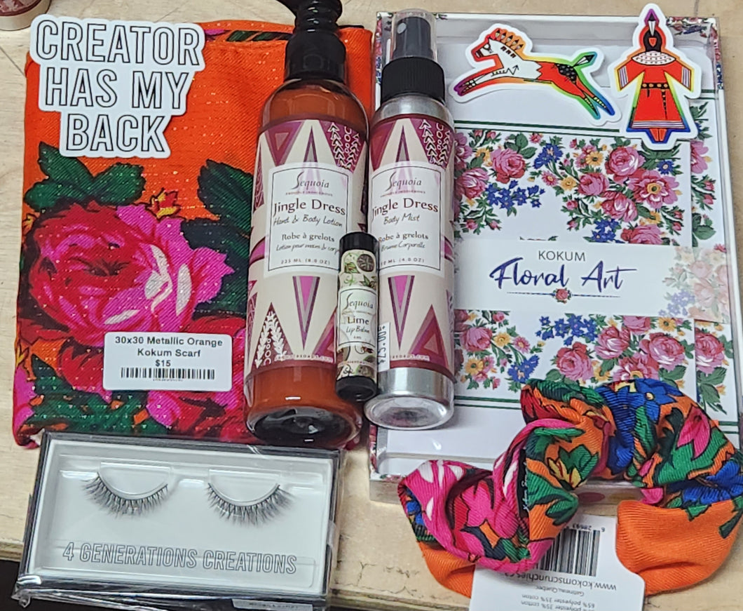 Gift Box Deadliest Aunty Set - Orange