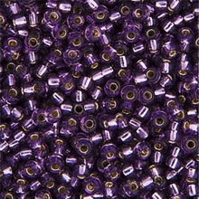 Load image into Gallery viewer, (Vial Miyuki Size 6/0) Amethyst Silver Lined
