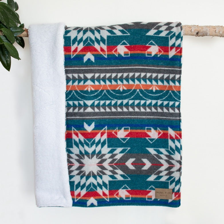 Nibi Sherpa Baby Blanket