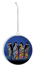 Load image into Gallery viewer, Bringing Good Medicine - Glass Ornament by Jackie Traverse
