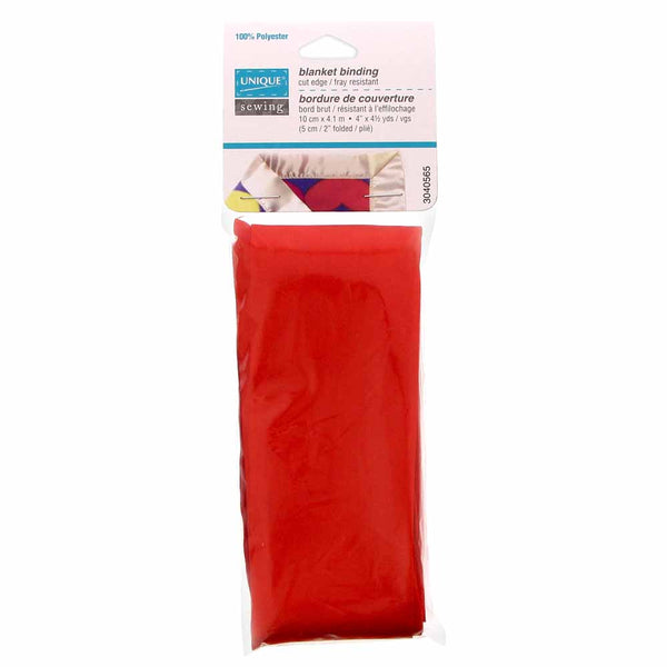 BLANKET BINDING 4 INCH - Red