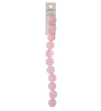Load image into Gallery viewer, Resin Round Beads 7" Strand (15.8mm) - Pink
