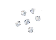 Load image into Gallery viewer, Bicone 2 Strand 7"- 4mm Transparent Crystal AB
