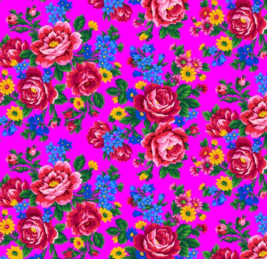 Kokum Scarf 677HotPink Cotton