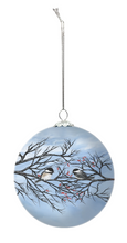 Load image into Gallery viewer, Chickadees - Glass Ornament by Carla Joseph
