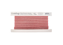 Load image into Gallery viewer, Red/Crystal Plastic Rhinestone Banding (10 yards/SS8)
