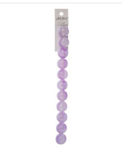 Load image into Gallery viewer, Resin Round Beads 7" Strand (15.8mm) - Purple
