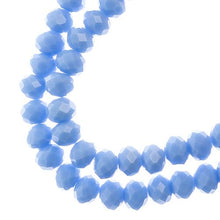 Load image into Gallery viewer, Rondelle 4x6mm Opaque Periwinkle
