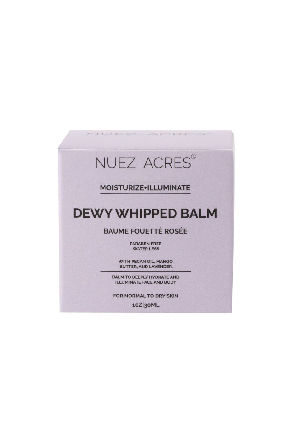 Nuez Acres® Moisturizing Dewy Skin Balm – Hydration with Pecan Oil & Lavender