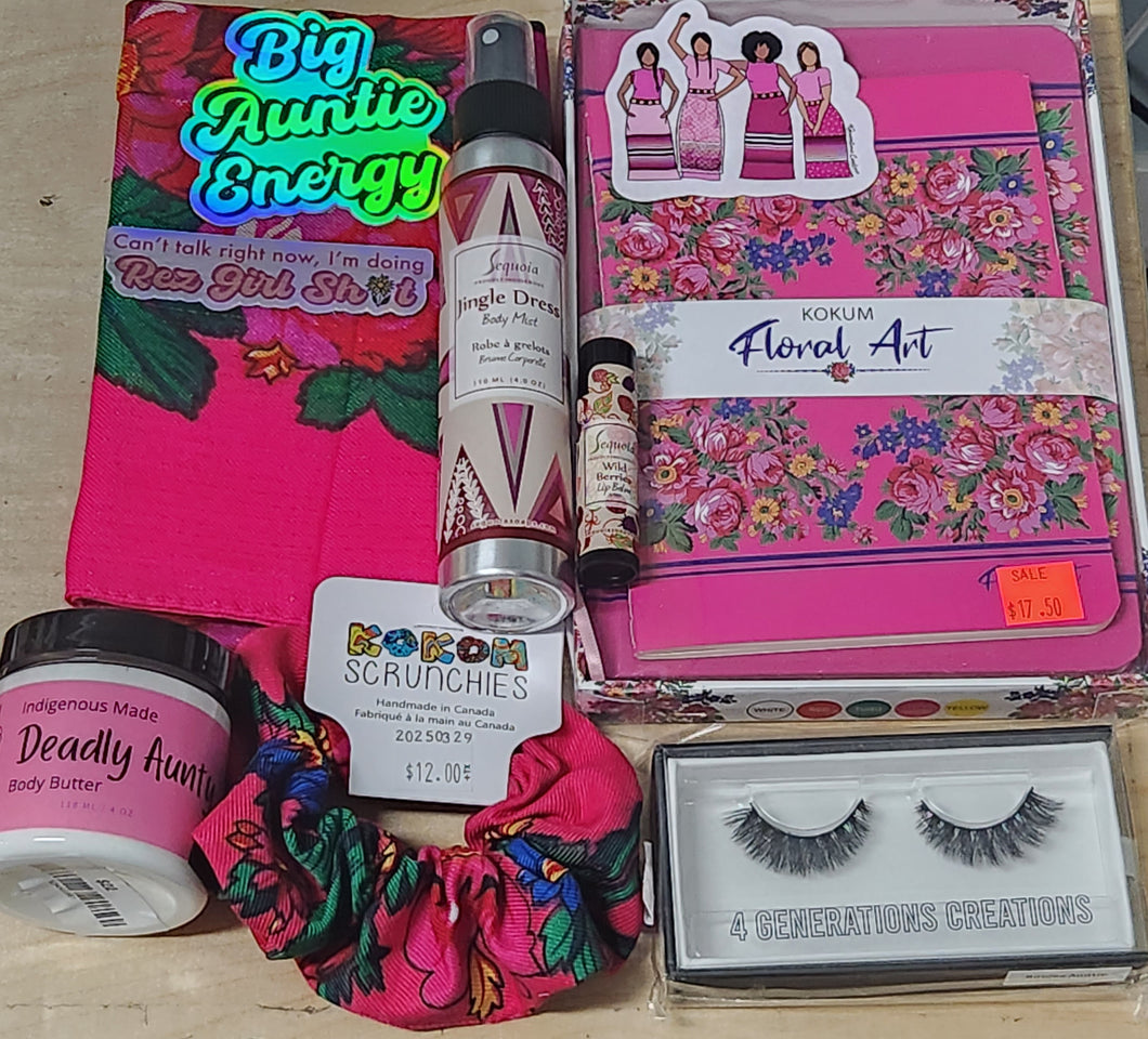 Gift Box Deadliest Aunty Set -Pink