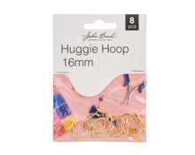 Load image into Gallery viewer, Huggie Hoop (Hoop) 16mm (Gold)
