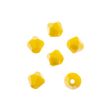 Load image into Gallery viewer, Bicone 2 Strand 7&quot;- 6mm Opaque Yellow
