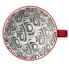 Load image into Gallery viewer, Porcelain Art Mug - Transforming Eagle by Ryan Cranmer
