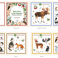 Load image into Gallery viewer, Who Lives in yhe Woods, Soft Book 722 Beige

