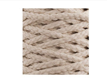 Load image into Gallery viewer, Braided Macrame Cord 4mm 70yds Beige
