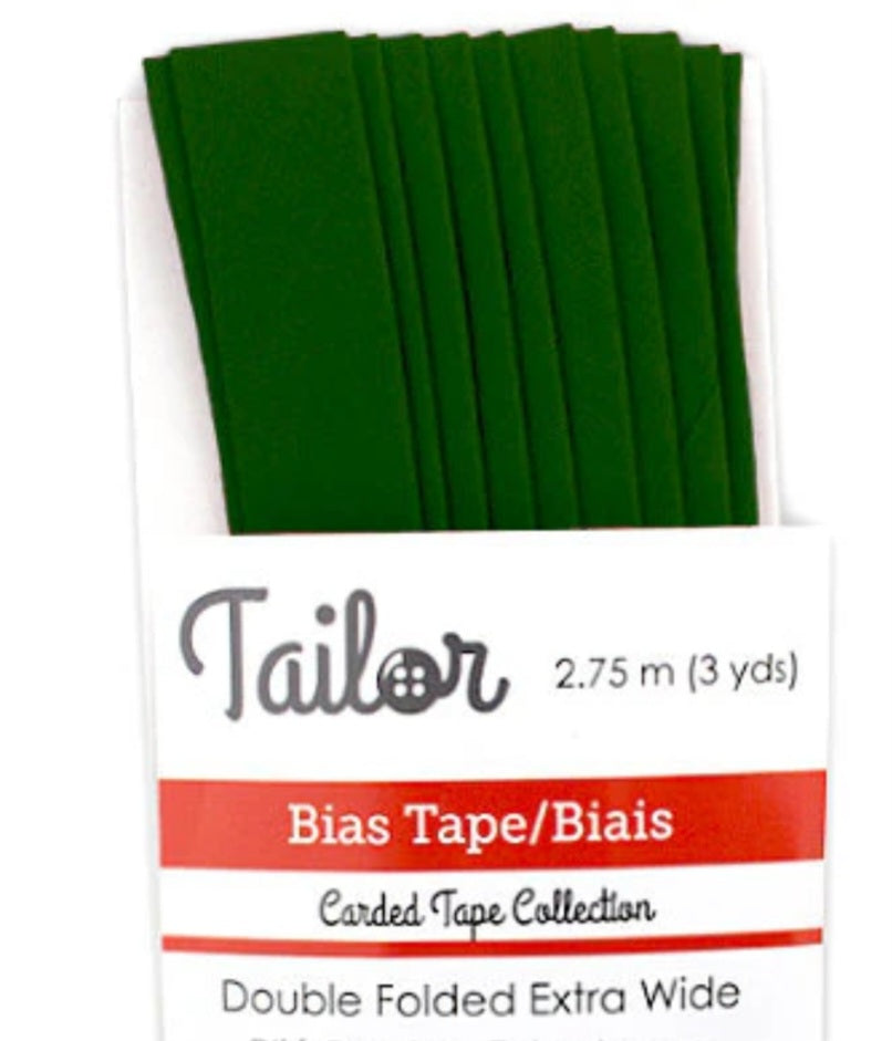 5/8” BIAS TAPE DOUBLE FOLD EXTRA WIDE - Kelly