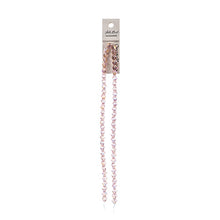 Load image into Gallery viewer, Bicone 2 Strand 7&quot;- 6mm Transparent Pink AB
