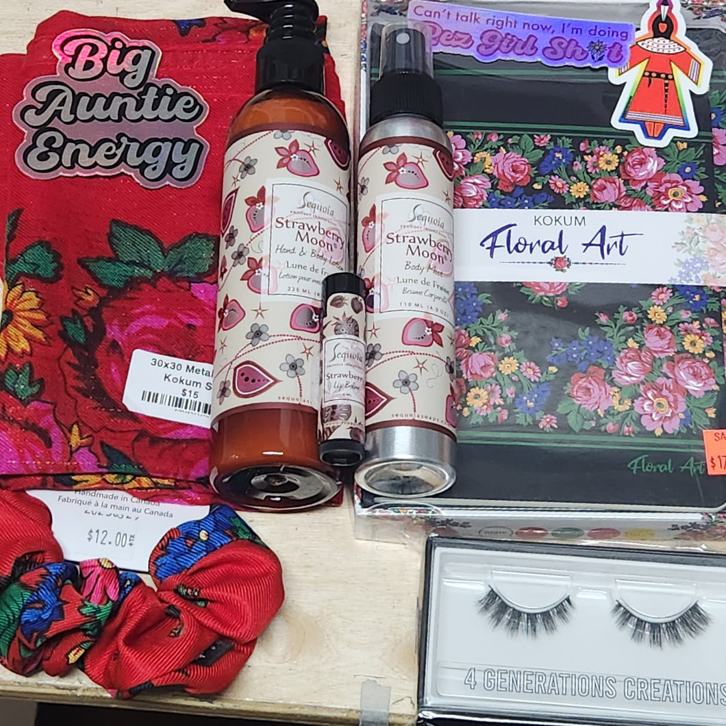 Gift Box Deadliest Aunty Set - Red