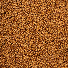 Load image into Gallery viewer, 11/0 Seedbead Terra Matallic Matt Orange
