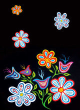 Load image into Gallery viewer, Tea Towel (microfiber) - Happy Flower by Patrick Hunter
