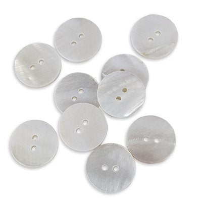 Mother of Pearl Shell Buttons 20mm