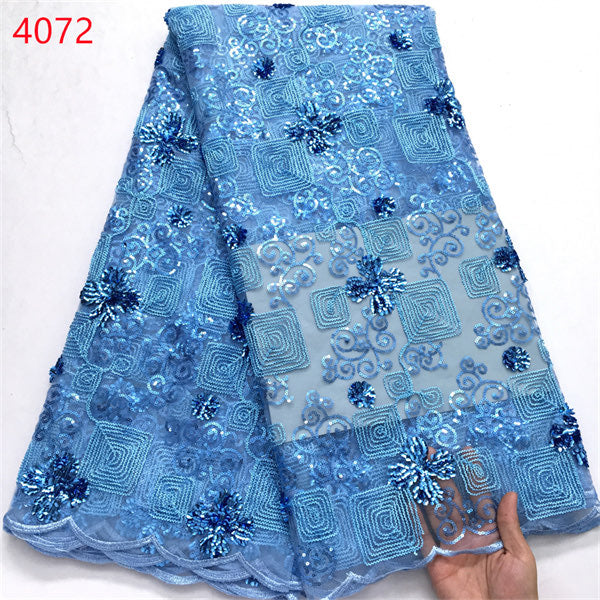 Lace - 4072 - Sky Blue (PER/YARD)