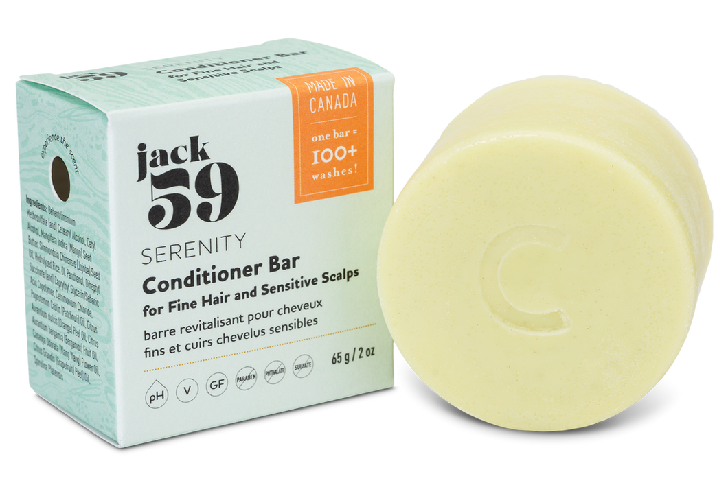 Full Size Condioner Bar- Serenity (for Fine Hair Sensitive Scalps)