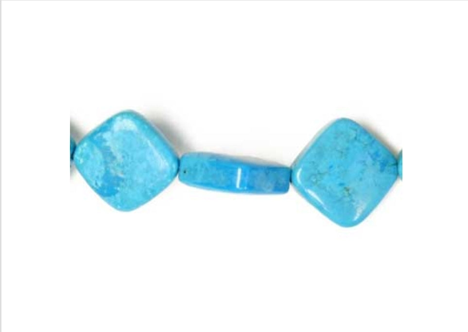 Turquonite Stabilized 14mm Square 16
