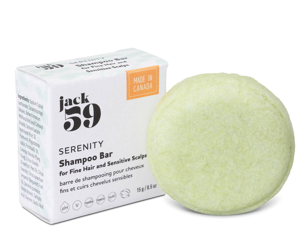 Travel Buddies Shampoo Bar- Serenity (for Fine Hair and Sensitive Scalps)