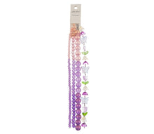 Load image into Gallery viewer, Crystal Lane 7" Bead Strand- Flowers - Ombre Light to Dark Heather Mix Tulip, Butterflies and Round
