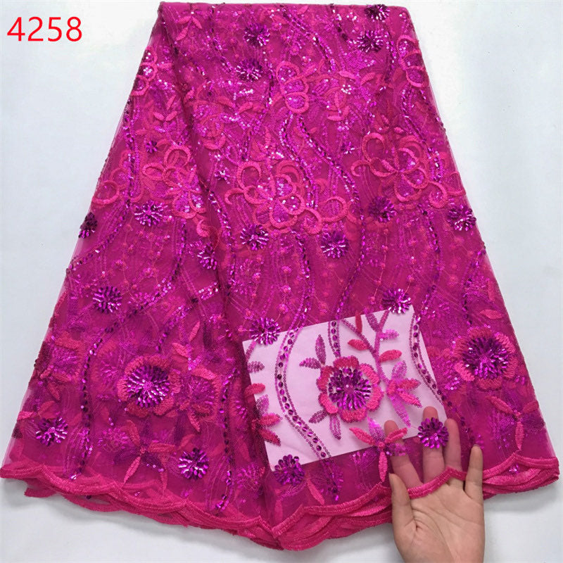Lace - 4258 - Fuschia (PER/YARD)