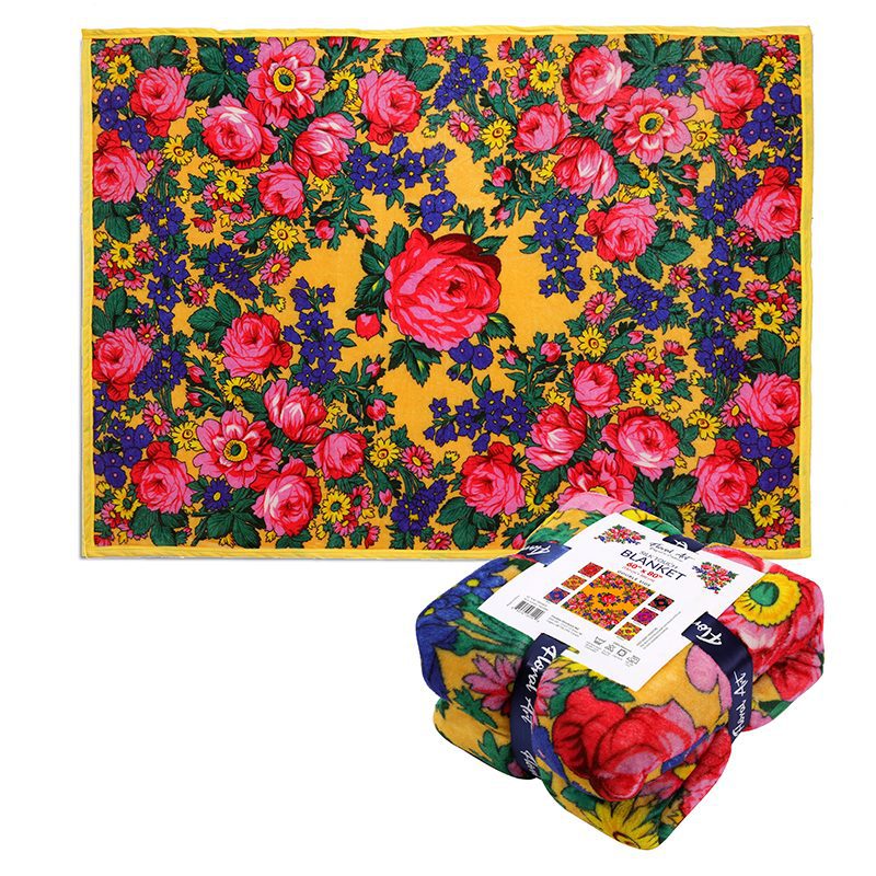 Floral Design Silk Touch Fleece