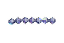 Load image into Gallery viewer, Preciosa Rondelle 6mm Tanzanite AB
