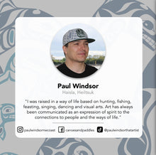 Load image into Gallery viewer, Snap Back Cap - Sacred Salmon by Paul Windsor
