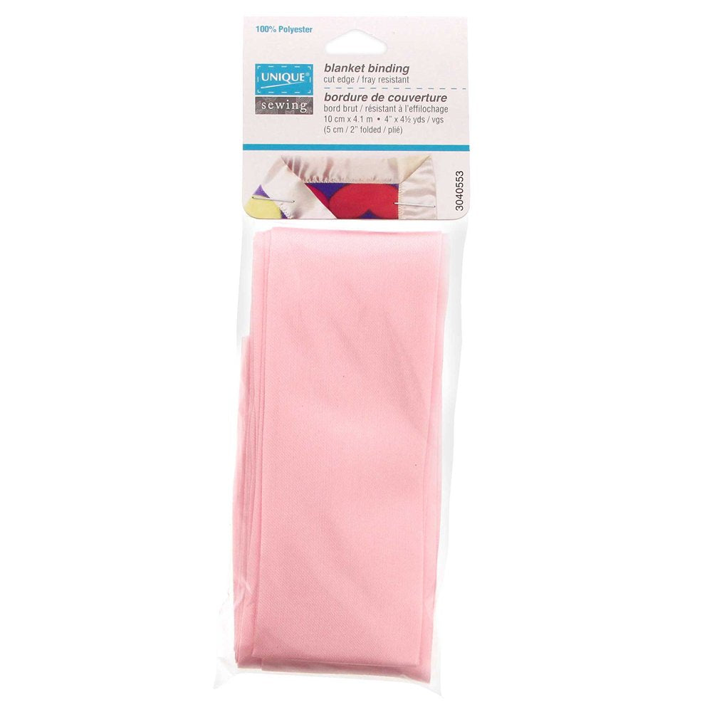 BLANKET BINDING 4 INCH - Rose