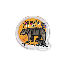 Load image into Gallery viewer, Acrylic Pin - Bears (Makeag) by Storm Angeconeb
