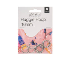 Load image into Gallery viewer, Huggie Hoop 16mm (Silver)
