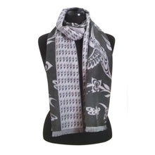 Load image into Gallery viewer, Brushed Silk Scarf - Hummingbirds by Simone Diamond
