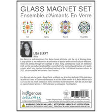 Load image into Gallery viewer, Glass Magnet Set- Lisa Berry -  Métis
