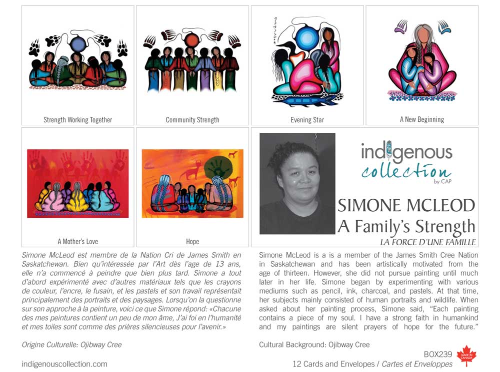 Cards and Envelopes - A Family Strength by Simone McLeod