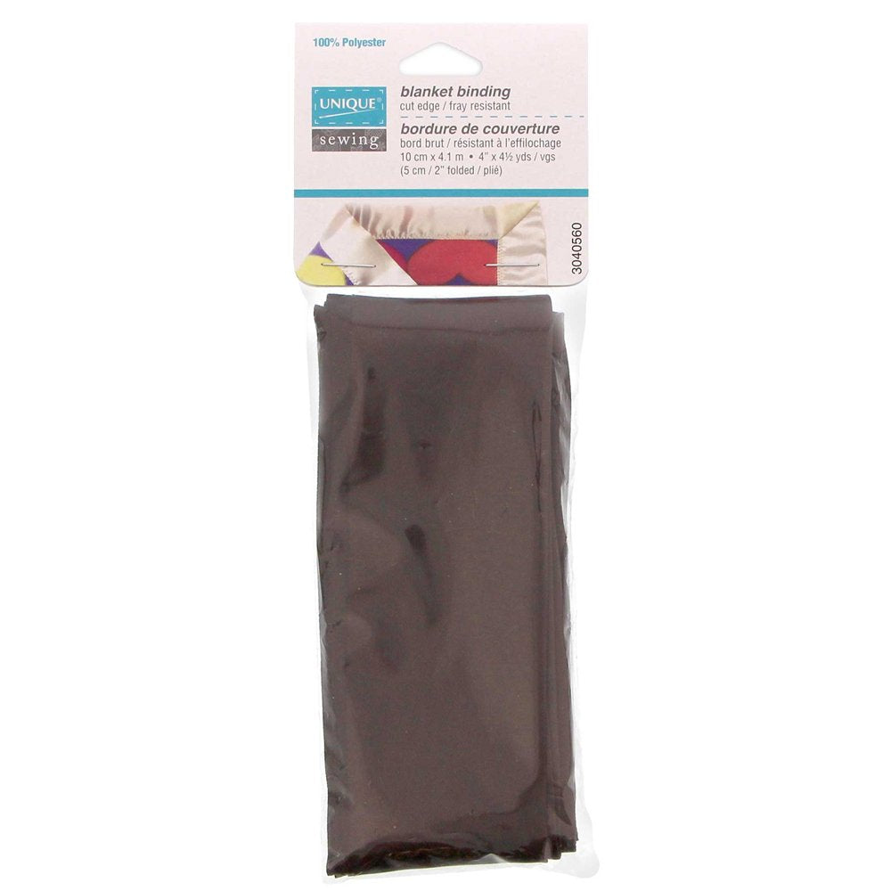 BLANKET BINDING 4 INCH - Brown