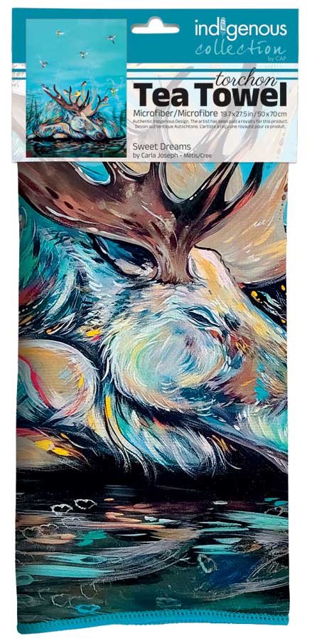 Tea Towel (microfiber) - Sweet Dreams by Carla Joseph