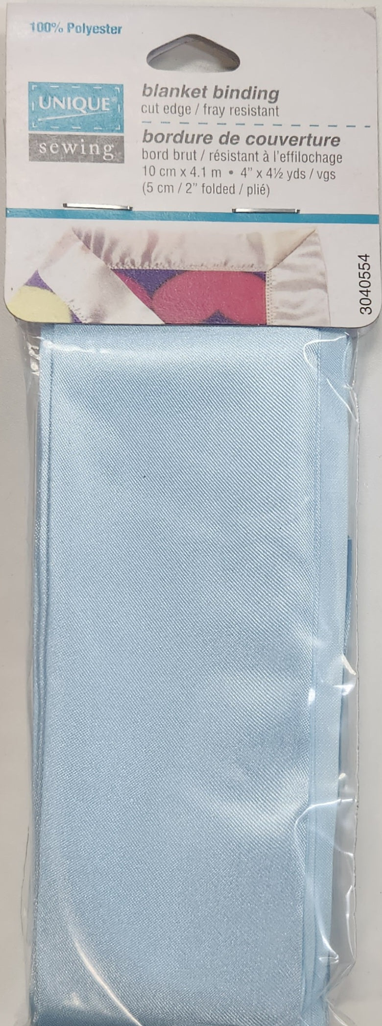 BLANKET BINDING 4 INCH - Blue