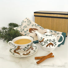 Load image into Gallery viewer, Tea For One Set - Foxes by Storm Angeconeb
