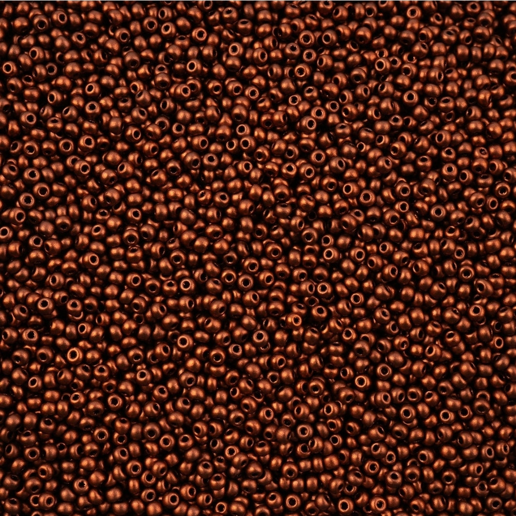 11/0 Seedbead Copper Metallic