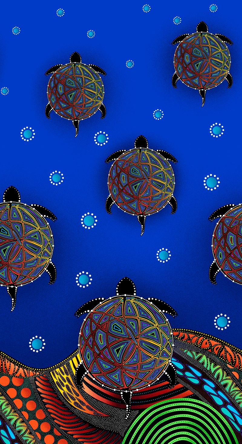 BA - 00011M Turtle - Royal