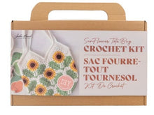Load image into Gallery viewer, Crochet DIY Kit - Sunflower Tote Bag
