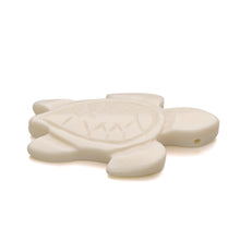 Load image into Gallery viewer, Carved Bone Turtle Pendant - White
