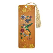Load image into Gallery viewer, 3D Lenticular Bookmark - Hummingbird (Nenookaasi) by Storm Angeconeb
